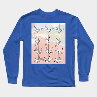 Origami Foldable Paper Art Long Sleeve T-Shirt